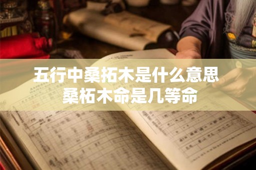 五行中桑拓木是什么意思  桑柘木命是几等命