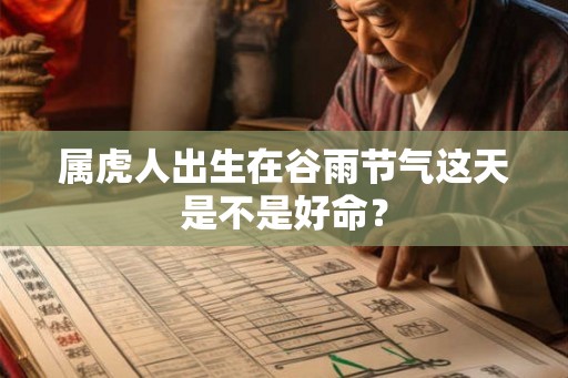 属虎人出生在谷雨节气这天是不是好命？
