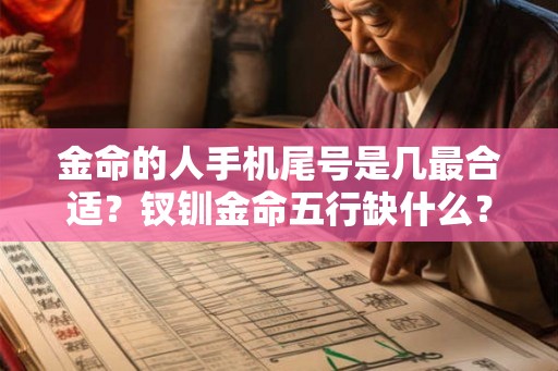 金命的人手机尾号是几最合适？钗钏金命五行缺什么？