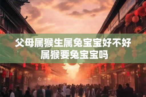 父母属猴生属兔宝宝好不好 属猴要兔宝宝吗