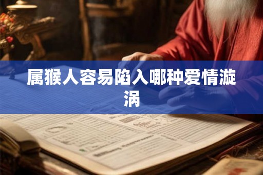 属猴人容易陷入哪种爱情漩涡