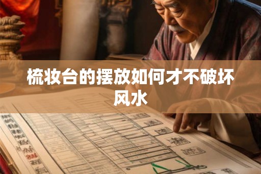梳妆台的摆放如何才不破坏风水