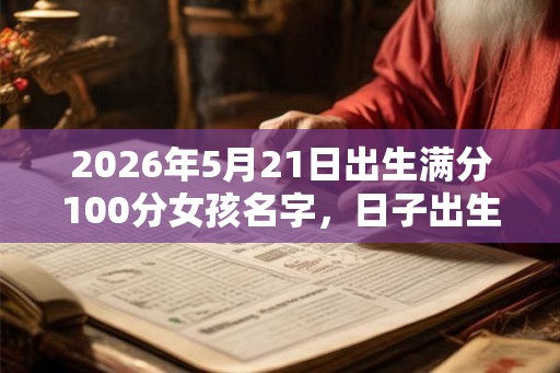 2026年5月21日出生满分100分女孩名字，日子出生宝宝命运一览！