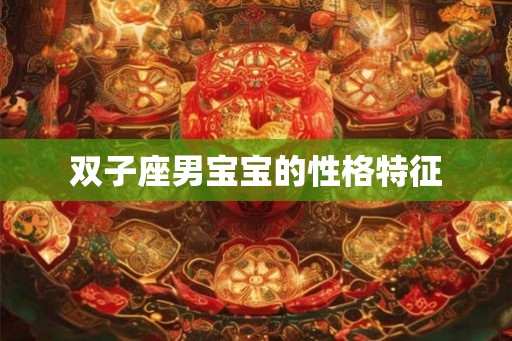 双子座男宝宝的性格特征