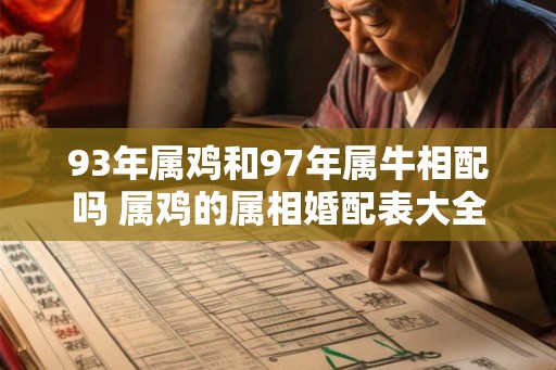 93年属鸡和97年属牛相配吗 属鸡的属相婚配表大全 93年属鸡和97年属牛相配吗 属鸡的属相婚配表大全