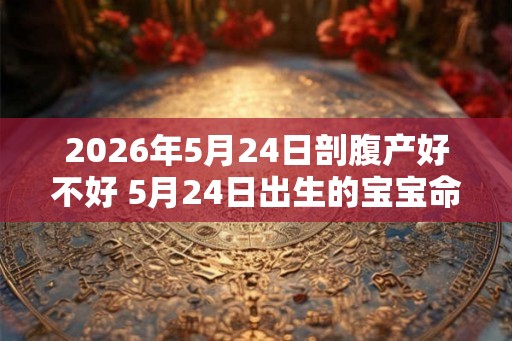 2026年5月24日剖腹产好不好 5月24日出生的宝宝命运怎么样