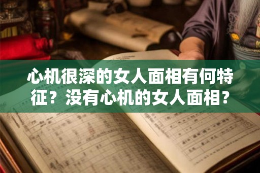 心机很深的女人面相有何特征？没有心机的女人面相？