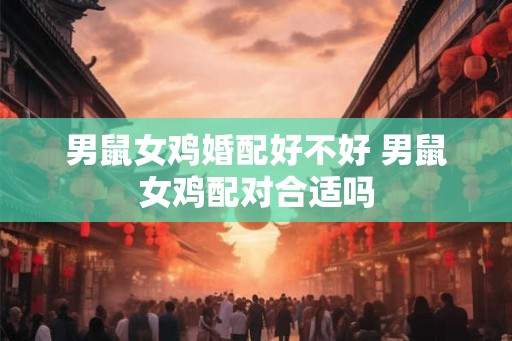 男鼠女鸡婚配好不好 男鼠女鸡配对合适吗