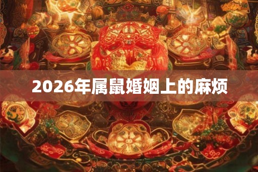 2026年属鼠婚姻上的麻烦