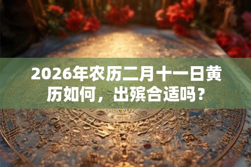 2026年农历二月十一日黄历如何，出殡合适吗？