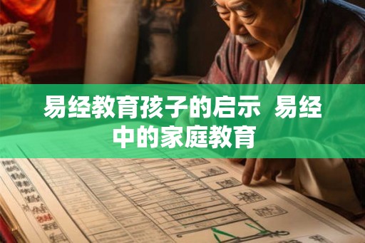 易经教育孩子的启示 易经中的家庭教育 易经教育孩子的启示 易经中的家庭教育