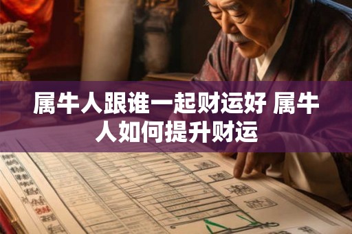 属牛人跟谁一起财运好 属牛人如何提升财运