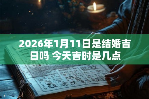 2026年1月11日是结婚吉日吗 今天吉时是几点