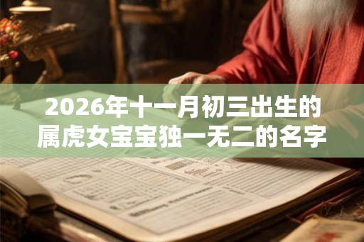 2026年十一月初三出生的属虎女宝宝独一无二的名字推荐