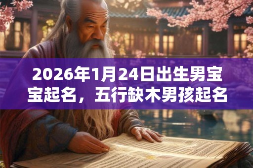 2026年1月24日出生男宝宝起名，五行缺木男孩起名宜用字推荐