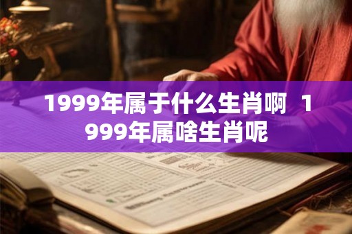 1999年属于什么生肖啊  1999年属啥生肖呢