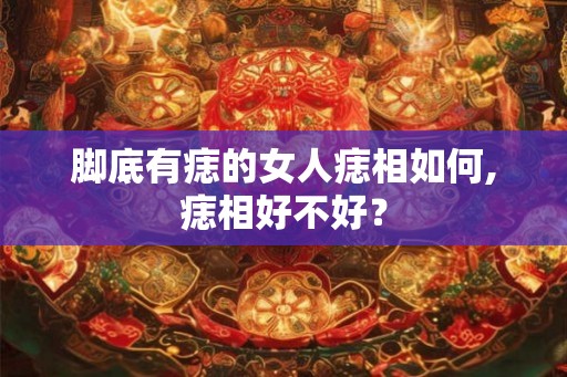 脚底有痣的女人痣相如何,痣相好不好？