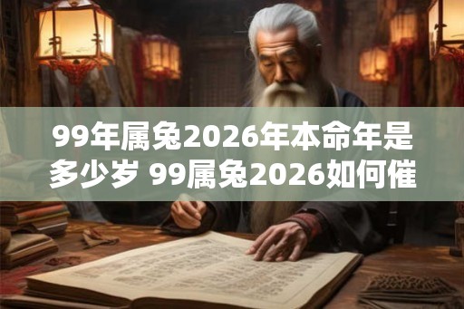 99年属兔2026年本命年是多少岁 99属兔2026如何催旺运势