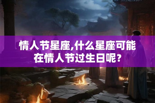 情人节星座,什么星座可能在情人节过生日呢？