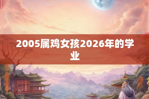 2005属鸡女孩2026年的学业