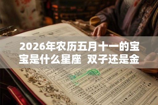2026年农历五月十一的宝宝是什么星座  双子还是金牛