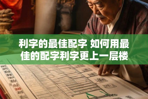利字的最佳配字 如何用最佳的配字利字更上一层楼