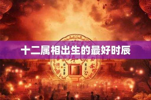 十二属相出生的最好时辰