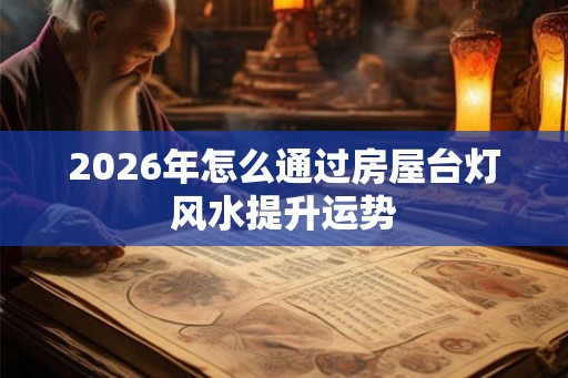 2026年怎么通过房屋台灯风水提升运势