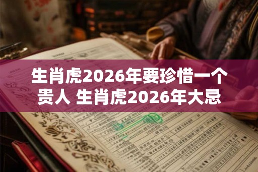 生肖虎2026年要珍惜一个贵人 生肖虎2026年大忌