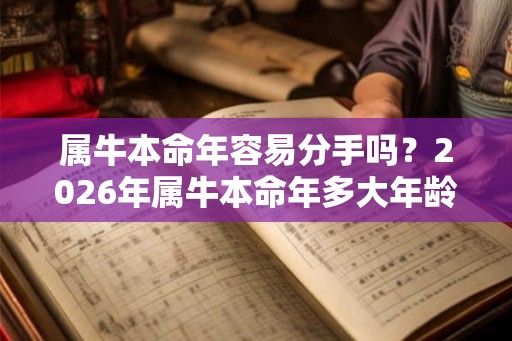 属牛本命年容易分手吗？2026年属牛本命年多大年龄？