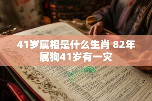 41岁属相是什么生肖 82年属狗41岁有一灾