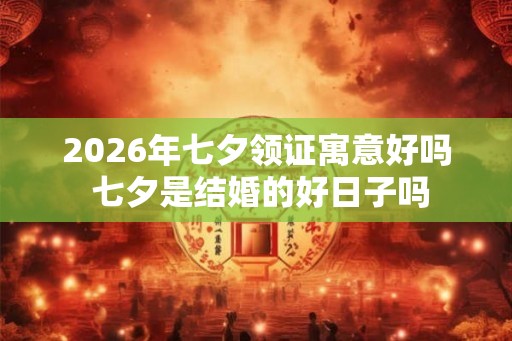 2026年七夕领证寓意好吗 七夕是结婚的好日子吗