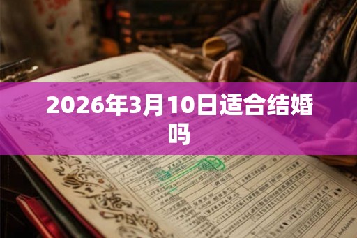 2026年3月10日适合结婚吗