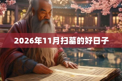 2026年11月扫墓的好日子