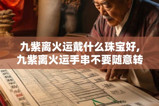 九紫离火运戴什么珠宝好,九紫离火运手串不要随意转赠
