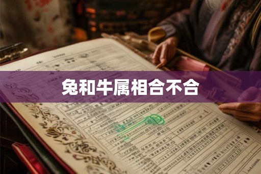 兔和牛属相合不合 兔和牛属相合不合