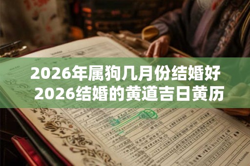 2026年属狗几月份结婚好 2026结婚的黄道吉日黄历查询 2026年属狗几月份结婚好 2026结婚的黄道吉日黄历查询
