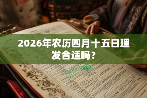2026年农历四月十五日理发合适吗？