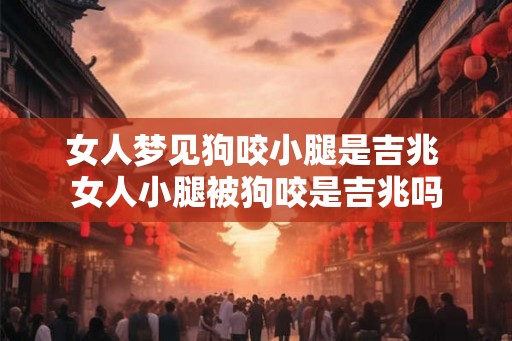 女人梦见狗咬小腿是吉兆 女人小腿被狗咬是吉兆吗