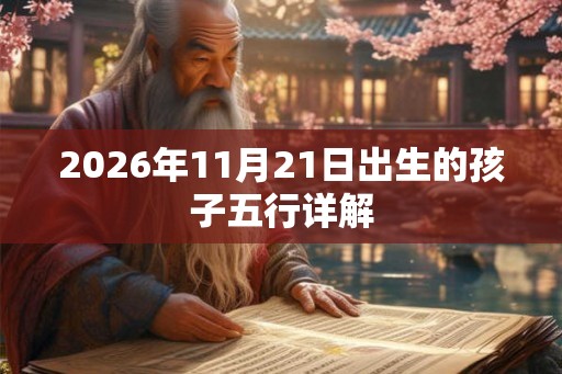 2026年11月21日出生的孩子五行详解