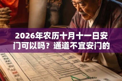 2026年农历十月十一日安门可以吗？通道不宜安门的情况有哪些？