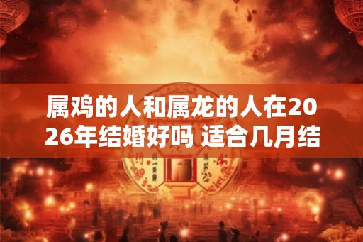 属鸡的人和属龙的人在2026年结婚好吗 适合几月结婚