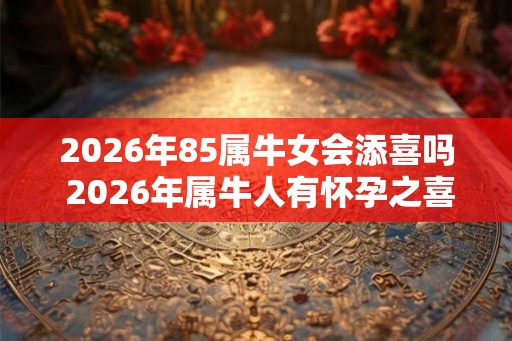 2026年85属牛女会添喜吗 2026年属牛人有怀孕之喜吗