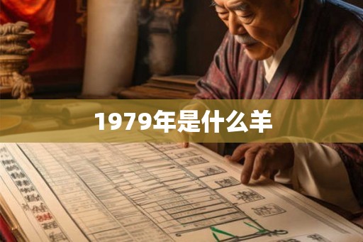 1979年是什么羊