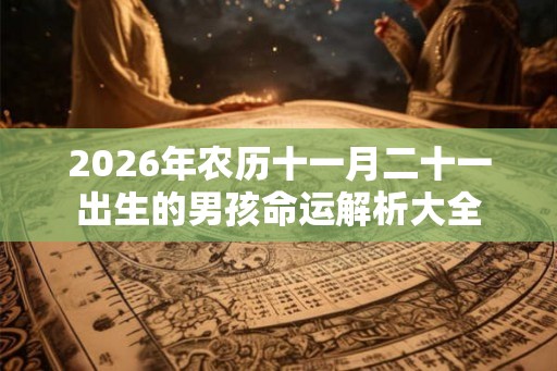 2026年农历十一月二十一出生的男孩命运解析大全