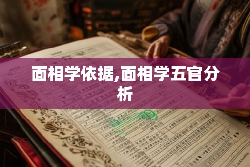 面相学依据,面相学五官分析