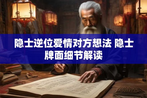 隐士逆位爱情对方想法 隐士牌面细节解读