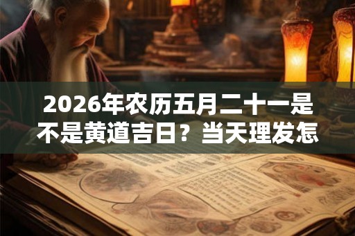 2026年农历五月二十一是不是黄道吉日?当天理发怎么样? 2026年农历五月二十一是不是黄道吉日?当天理发怎么样?