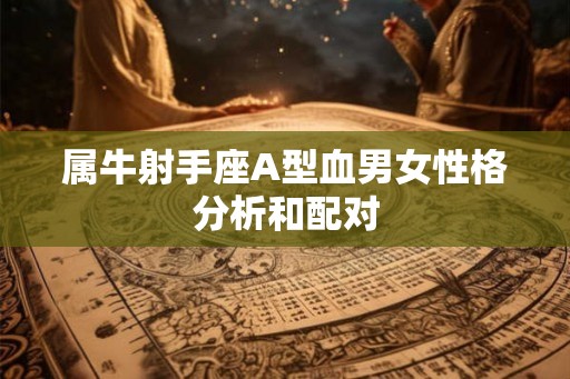 属牛射手座A型血男女性格分析和配对 属牛射手座A型血男女性格分析和配对