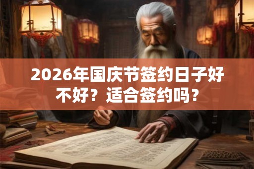 2026年国庆节签约日子好不好？适合签约吗？